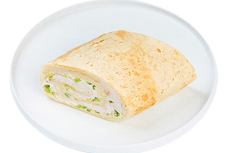 Рулет с копченой индейкой