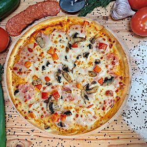 Ветчина и грибы