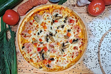 Ветчина и грибы