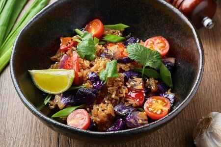 Лапша с овощами