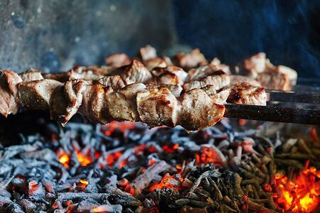 Шашлык из cвинoй корейки