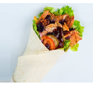 Донер барбекю в лаваше с говядиной