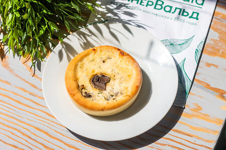 Мини-пицца с грибами