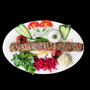 Бейти кебаб с чесноком