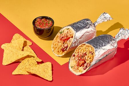 Буррито Калифорния с овощами гриль