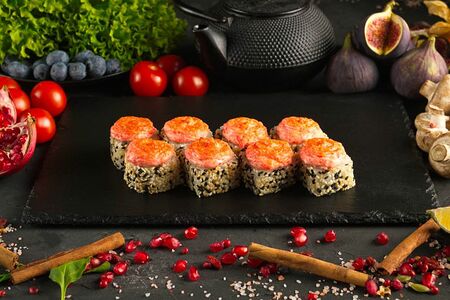 Запеченный с курицей