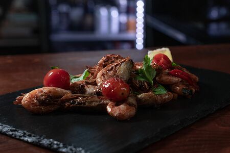 Креветки Жареные-Пикантные