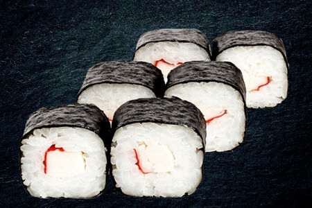 Маки с крабом 6шт