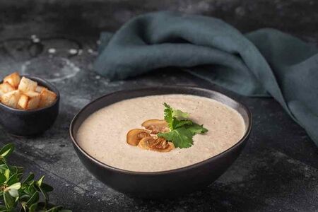 Крем-суп грибной