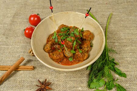 Митболы из оленины