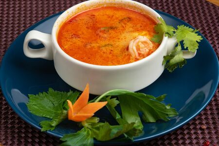 Суп Том Ям с морепродуктами