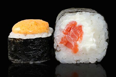 Запеченный с лососем