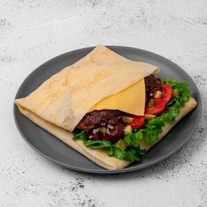 Блин-бургер с котлетой