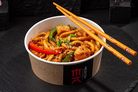 Лапша курицей