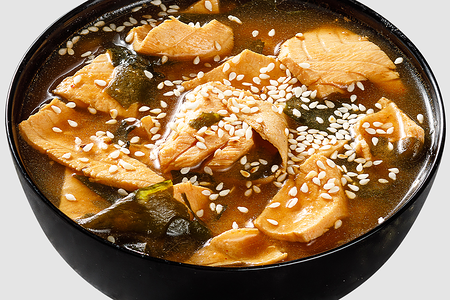 Кимчи суп с лососем