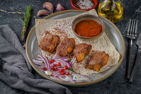 Шашлык из бараньей мякоти
