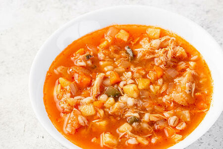 Рассольник с курицей