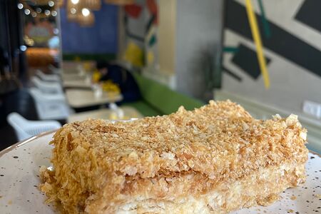 Наполеон со сливочным кремом