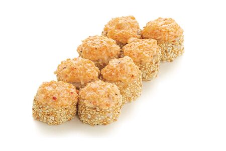 Запеченный ролл с креветкой