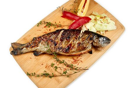 Сибас на гриле