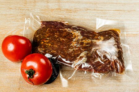 Стейк скерт из мраморной говядины