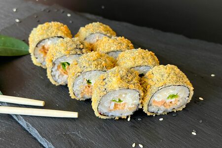 Жареный безработный лосось