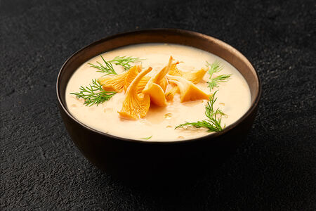 Крем-суп с лисичками