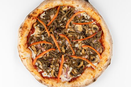 С миксом грибов и беконом