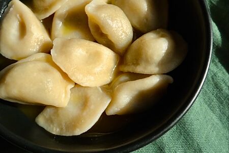 Вареники с картофелем и грибами