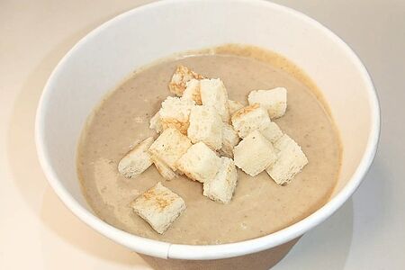 Сливочный крем-суп из шампиньонов