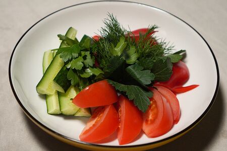 Овощная тарелка