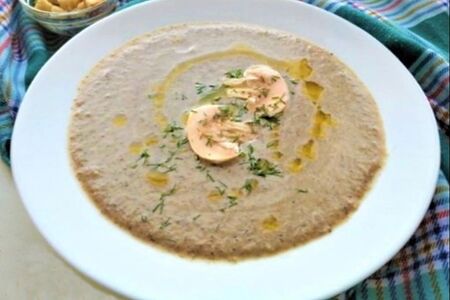 Суп-пюре из шампиньонов