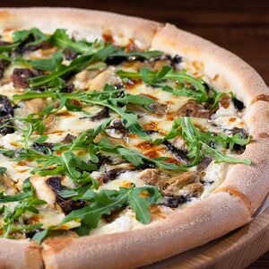 Пицца Белые Грибы и Шампиньоны