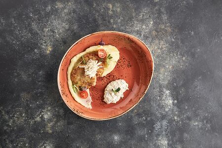 Котлеты из щуки с картофельным пюре