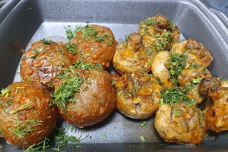 Комбо Картошечка во фритюре с грибочками на мангале