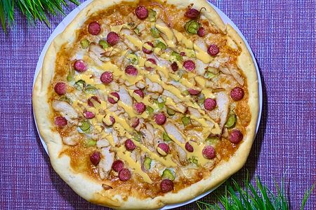 Пицца Чикен барбекю