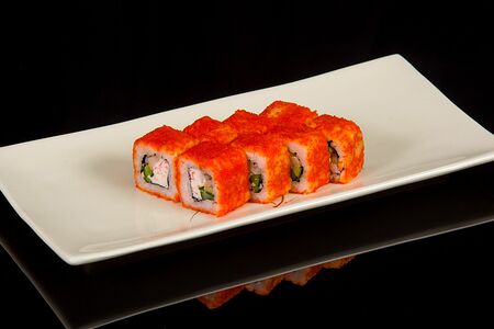 Ролл Калифорния с креветкой