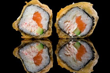 Чизу сяке темпура