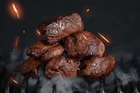 Шашлык из мраморной говядины