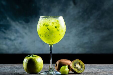 Лимонад домашний Огурец-киви