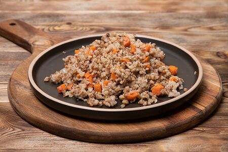 Гречка с овощами