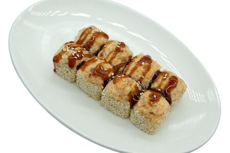 Ролл запеченный Яки с угрем