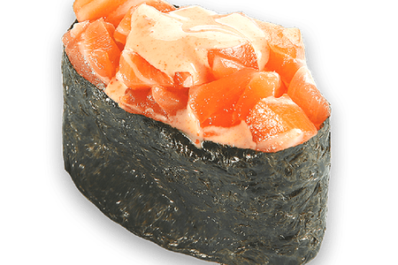 Спайси суши с лососем