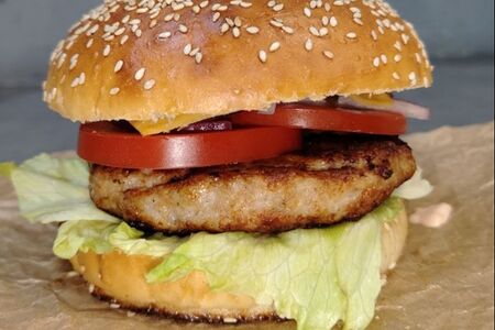 Бургер со свининой