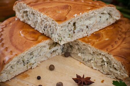 Пирог с треской