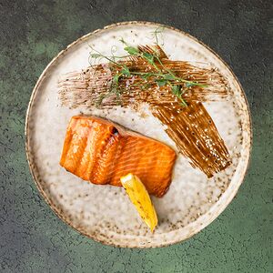 Стейк гриль из форели