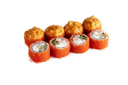 Запеченный с креветками двойной