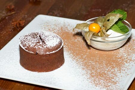 Шоколадный фондан