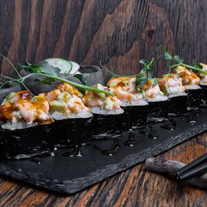 Лосось и угорь