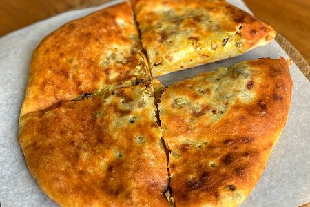 По-имеретински с грибами и сулугуни